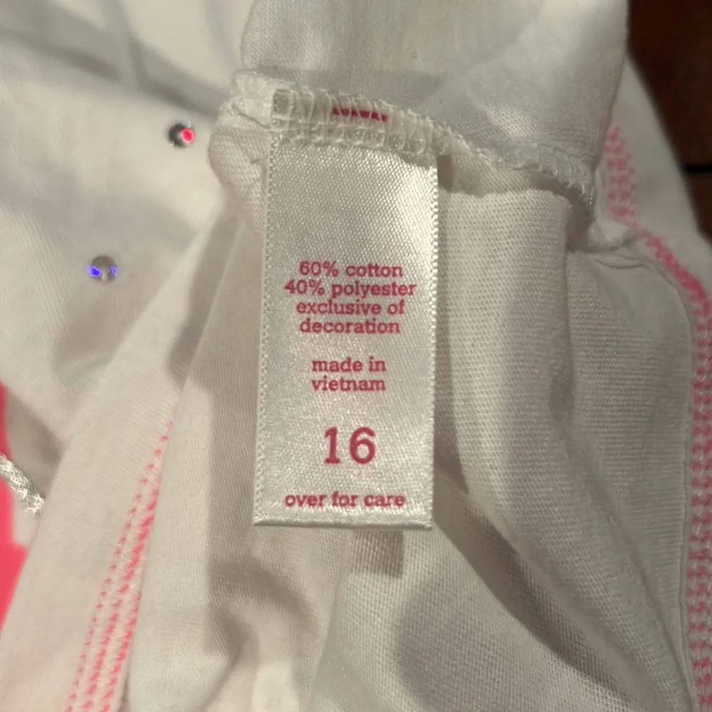 NWT Justice Pink White Bulldog Almost Too Cute Long Sleeve Top Size 16 - Picture 12 of 13